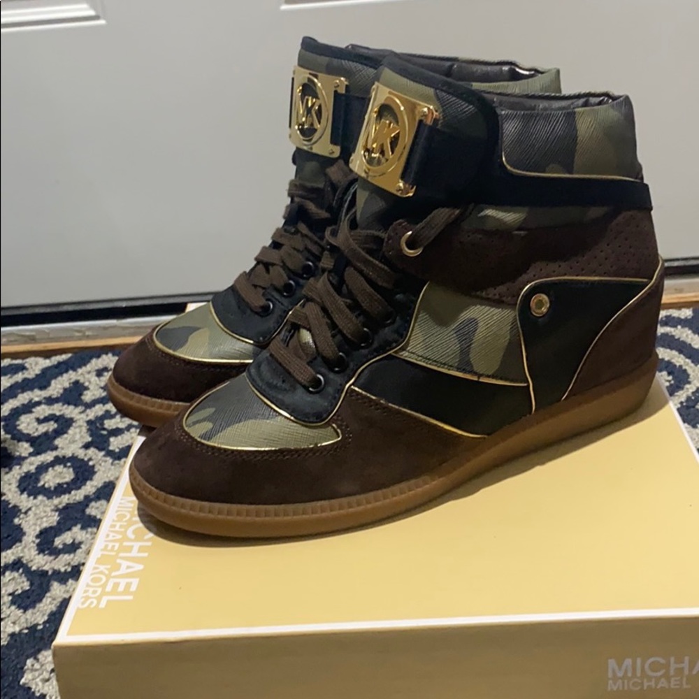 Michael Kors Nikko Wedge High Tops